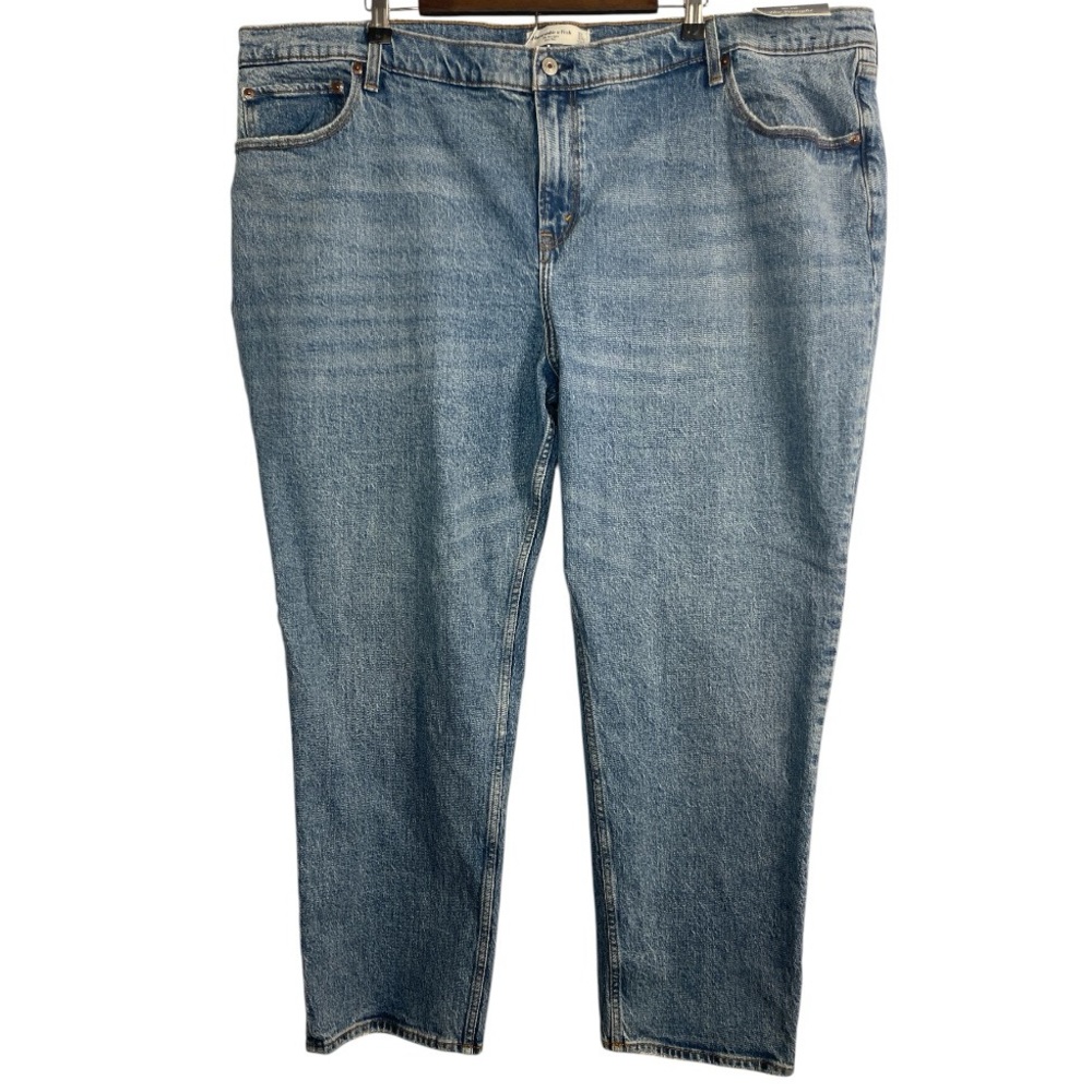 Abercrombie & Fitch The Straight Mid rise Curvy Love Jean Size 24 NWT